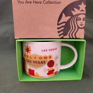Starbucks LAS VEGAS You Are Here Collection Coffee 14 oz cup Mug Brand New Box
